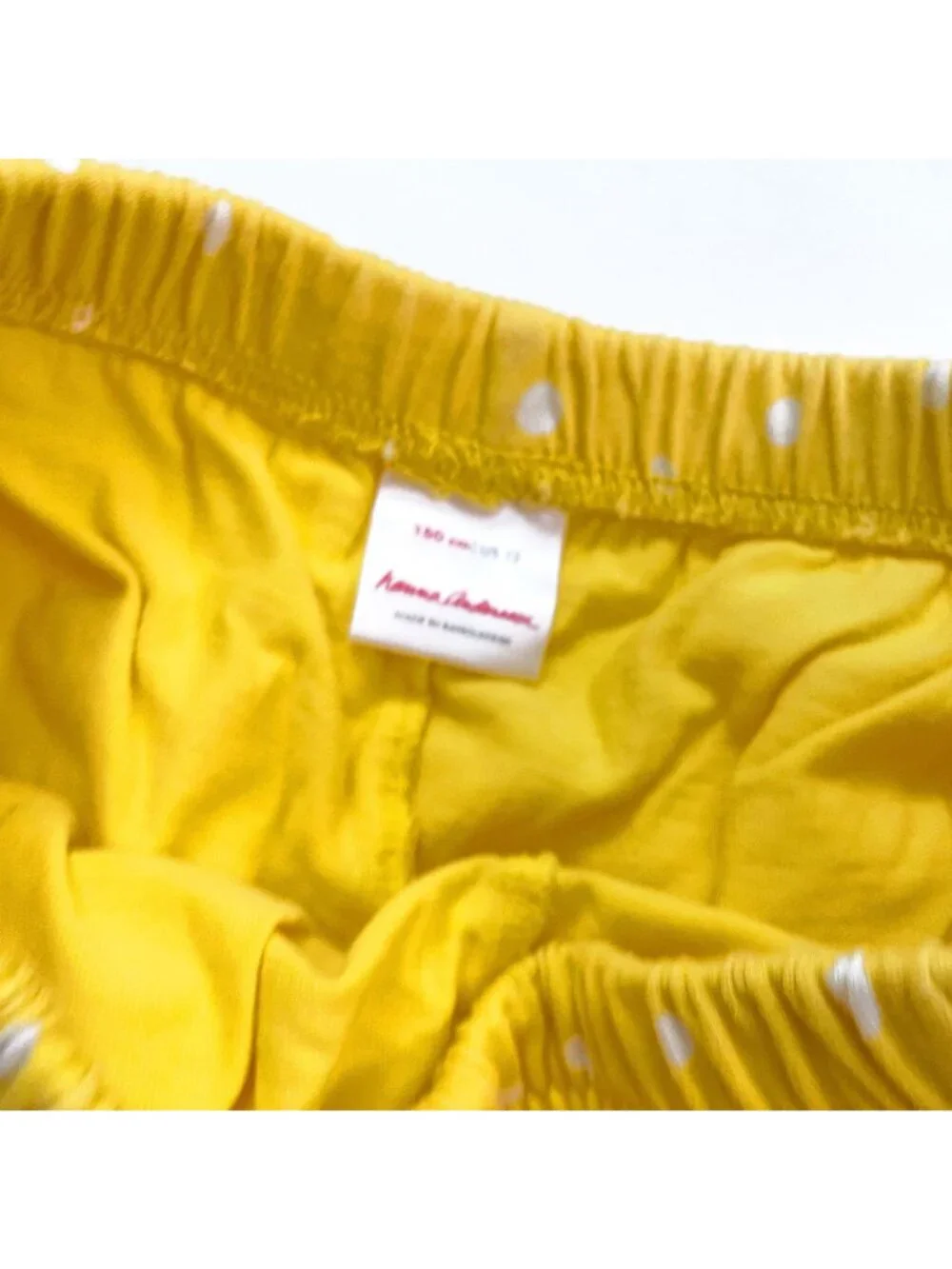 Hanna Andersson Yellow Ruffle Skort, Size 12